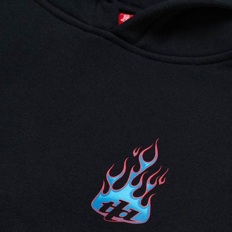 Youth Pullover Hoodie Torched Black