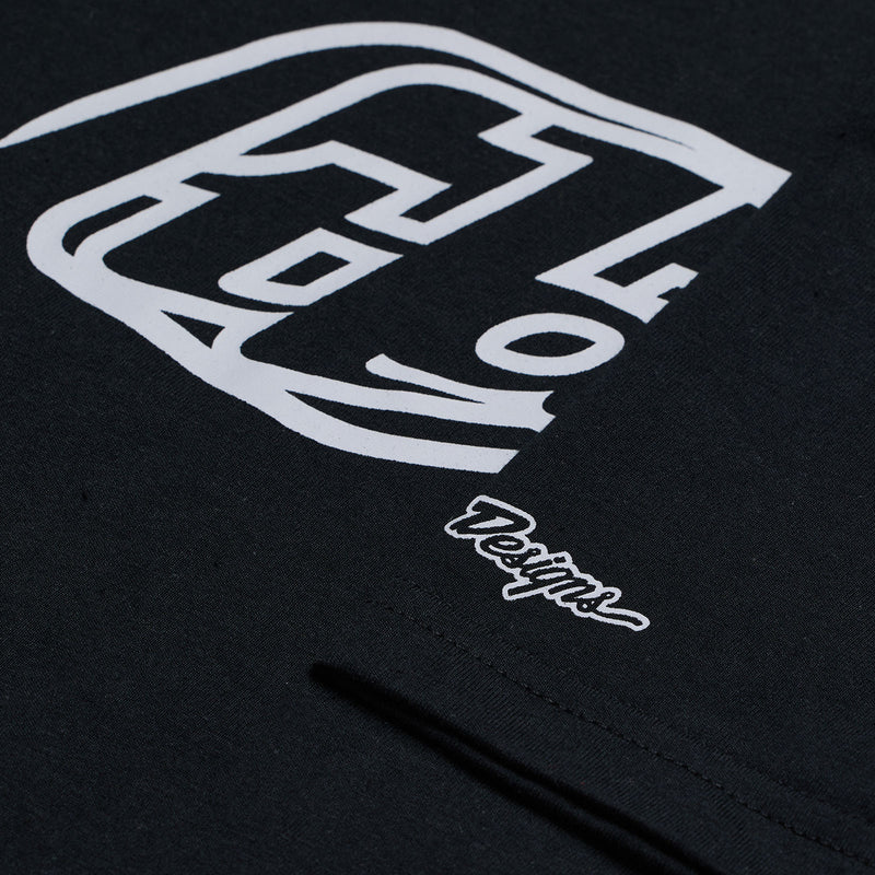 Youth Short Sleeve Tee Badge Black
