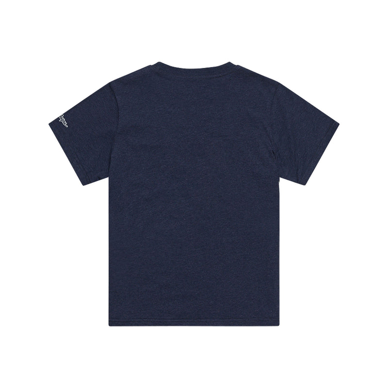 Youth Short Sleeve Tee Badge Navy Heather