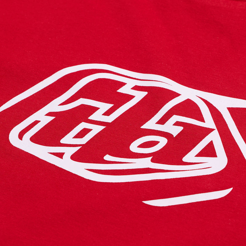 Youth Short Sleeve Tee Badge Team Red