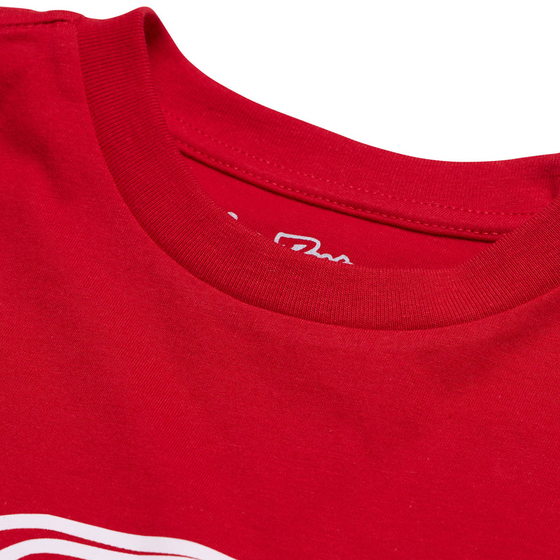 Youth Short Sleeve Tee Badge Team Red