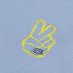 Youth Short Sleeve Tee Peace Out Smoke Blue