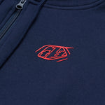 Zip Up Hoodie Branded Navy