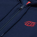 Zip Up Hoodie Branded Navy