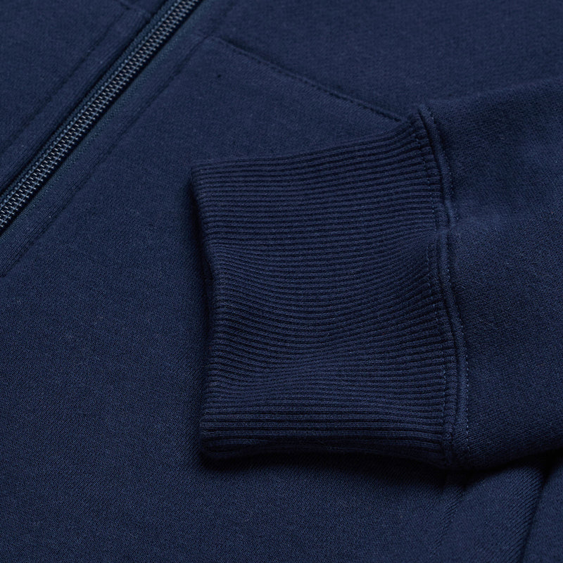 Zip Up Hoodie Branded Navy