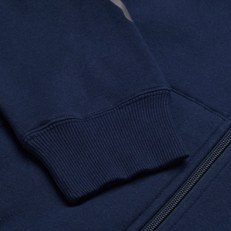 Zip Up Hoodie Branded Navy