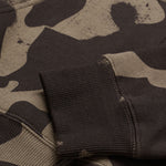 Zip Up Hoodie Branded Olive Camo