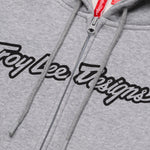 Zip Up Hoodie Signature Gray Heather