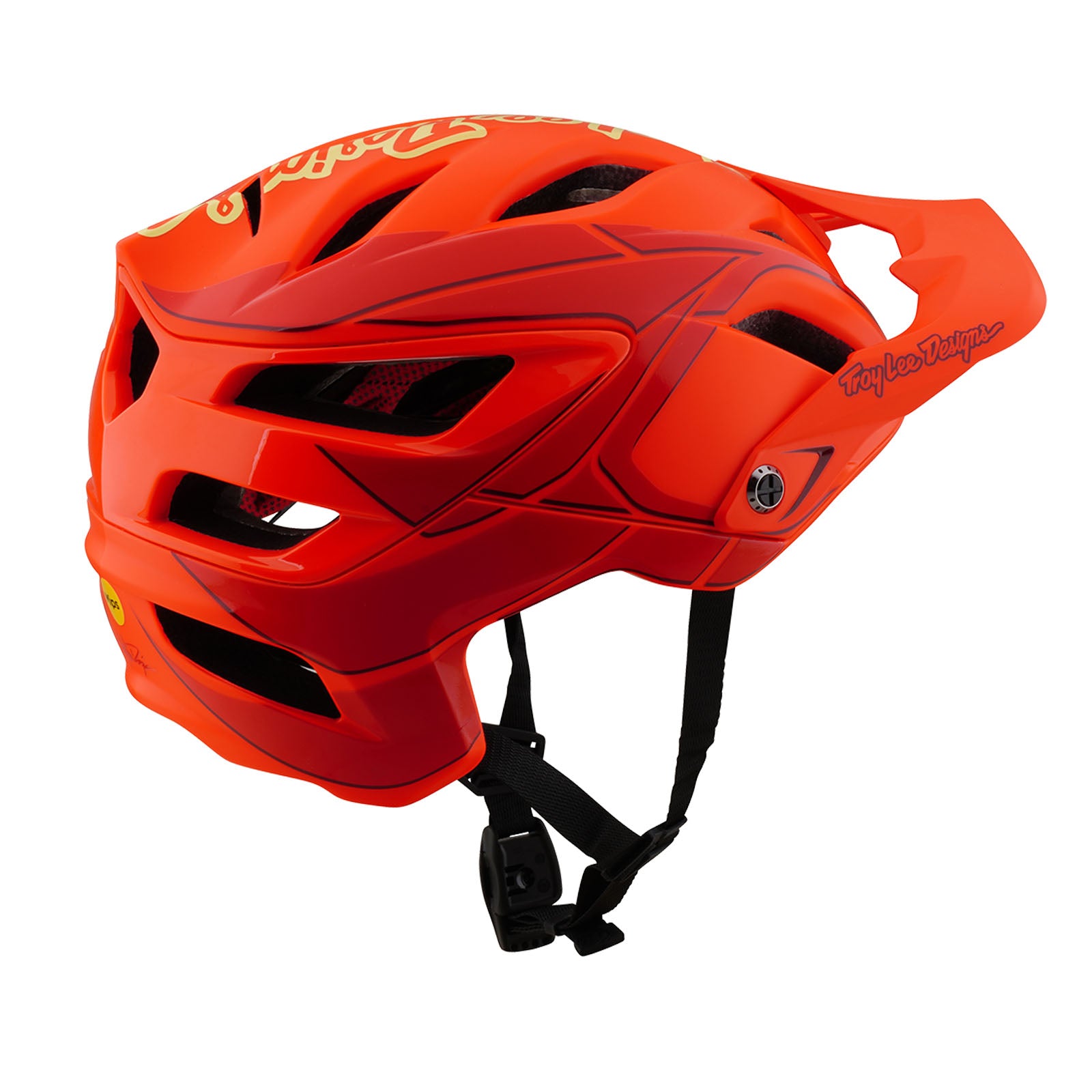 Troy Lee Designs A3 Helmet Ghostwing Red, Red / MD/LG
