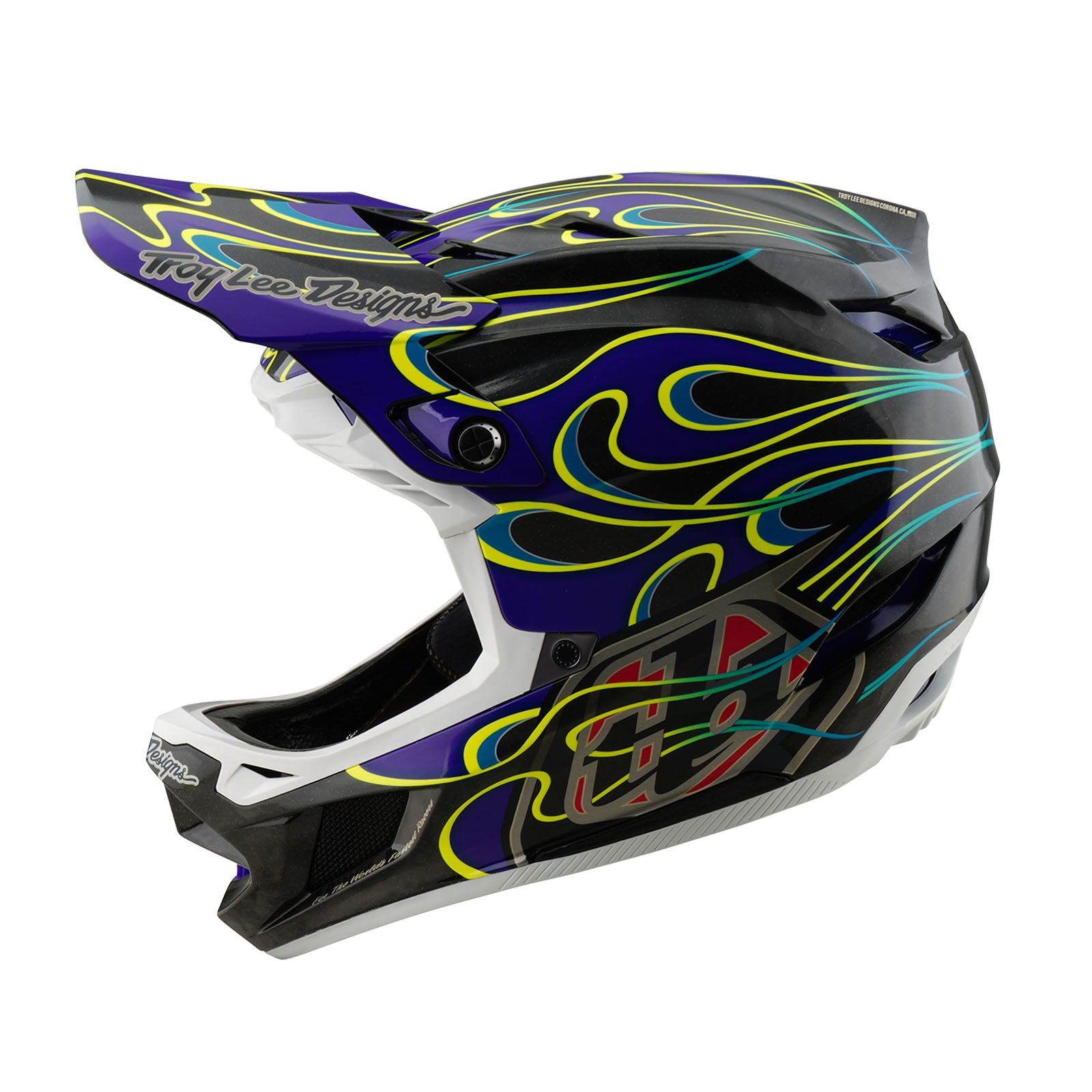 Troy Lee Designs Flowline MIPS Helm - Point Gray/Gold Troy Lee Designs Flowline MIPS Helm - Point Gray/Gold