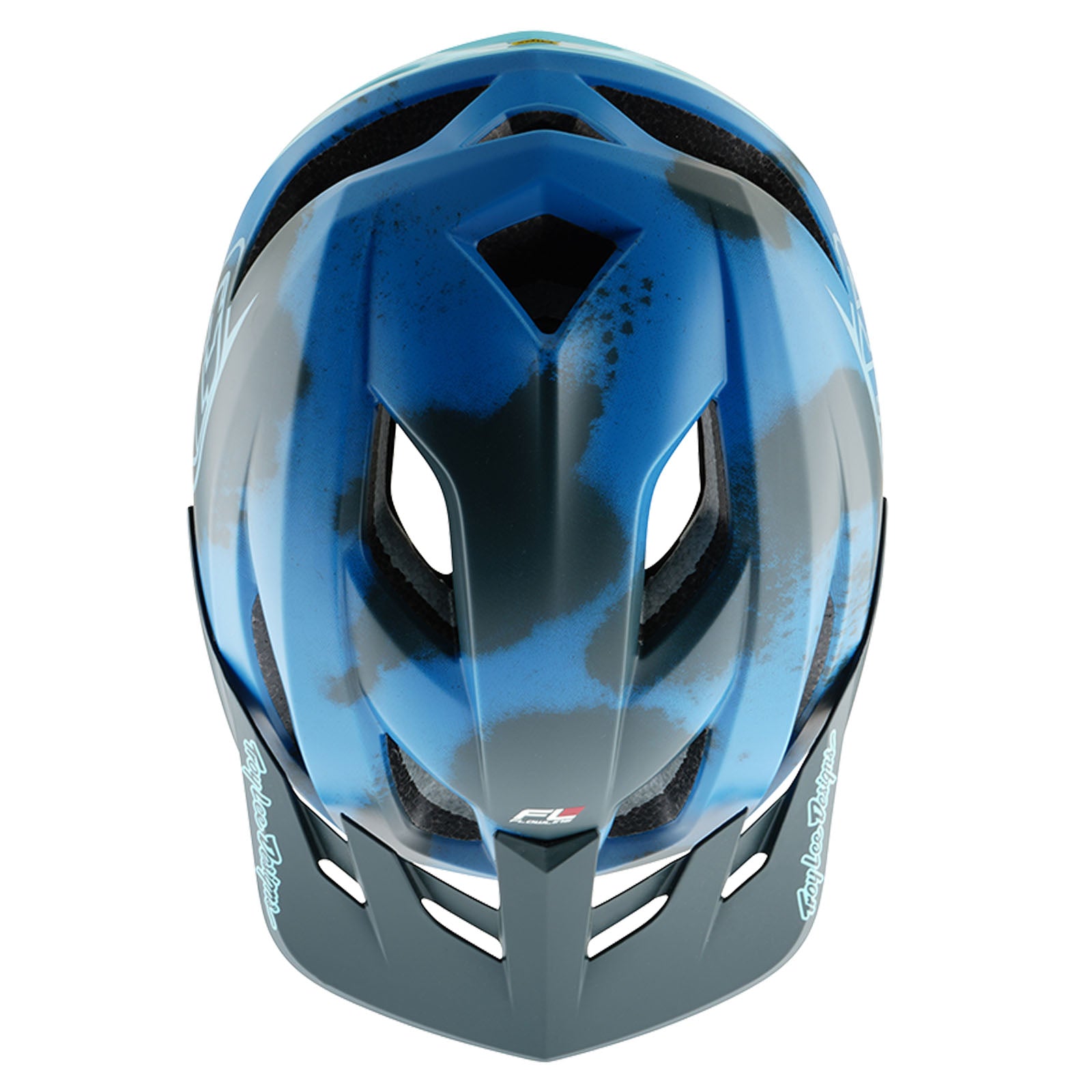 blue camo motorcycle helmet Flowline SE Badge Icon Domain™ Helmet 22.06 aspen snowmass colorado and a streamlined design Size:10/0 - Medium Loop