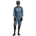 Ruckus 3/4 Jersey Spun Steel Blue