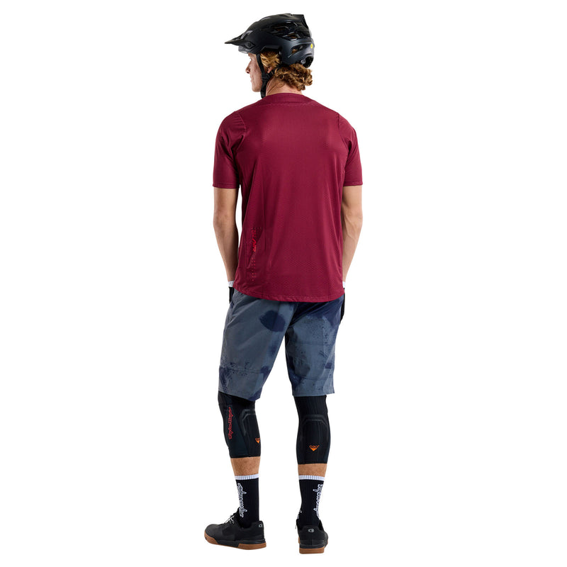 Skyline Air Short Sleeve Jersey Mono Oxblood