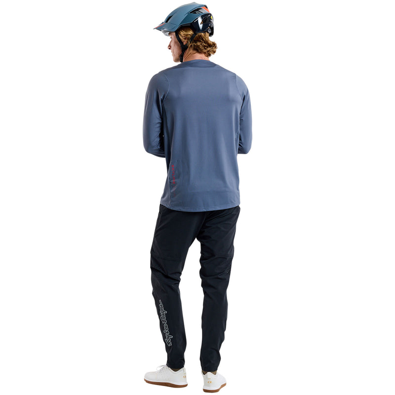 Skyline Long Sleeve Jersey Mono Steel Blue