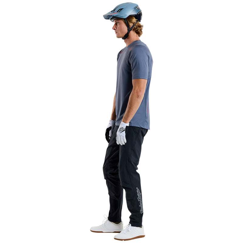 Skyline Short Sleeve Jersey Mono Steel Blue