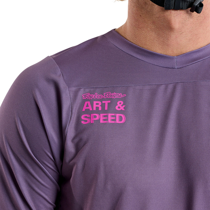 Skyline Short Sleeve Jersey Radioscape Deep Purp