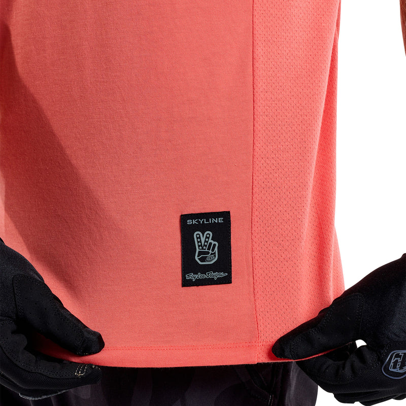 Skyline Short Sleeve Ride Tee P&W Melon