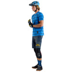 Skyline Short Sleeve Ride Tee Washed Out Cobalt