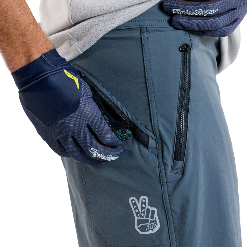 Skyline Trail Short W/Liner Mono Steel Blue