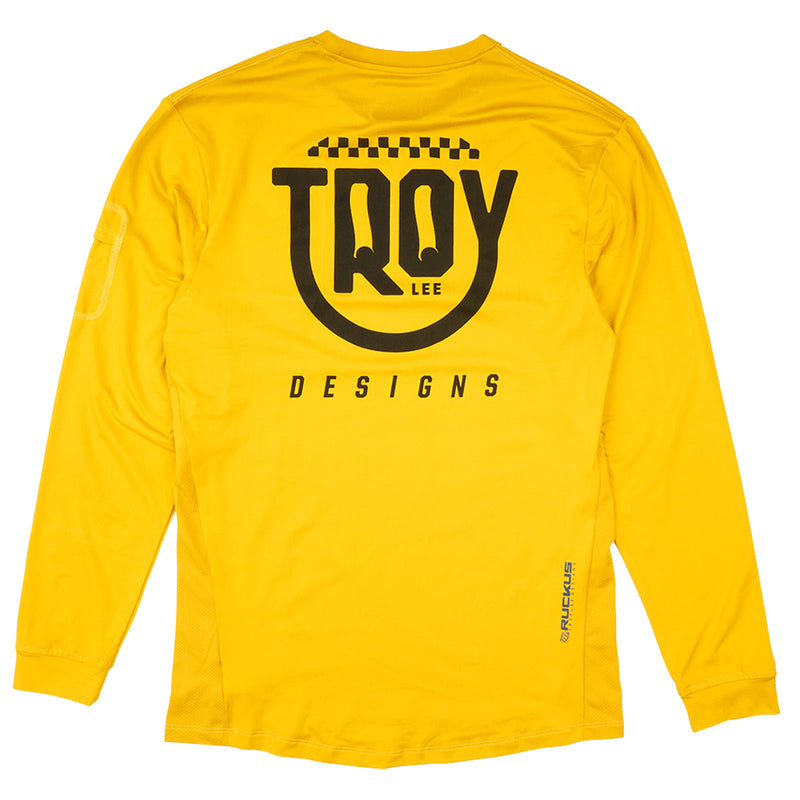 Youth Ruckus Long Sleeve Ride Tee Eyez Safron