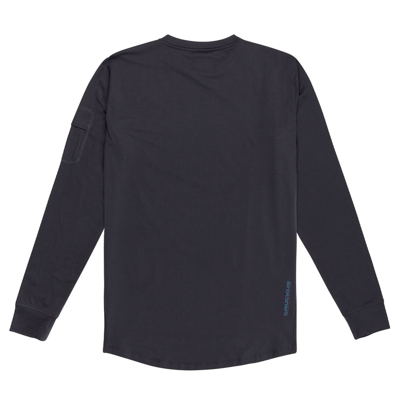 Youth Ruckus Long Sleeve Ride Tee Burn Out Carbon