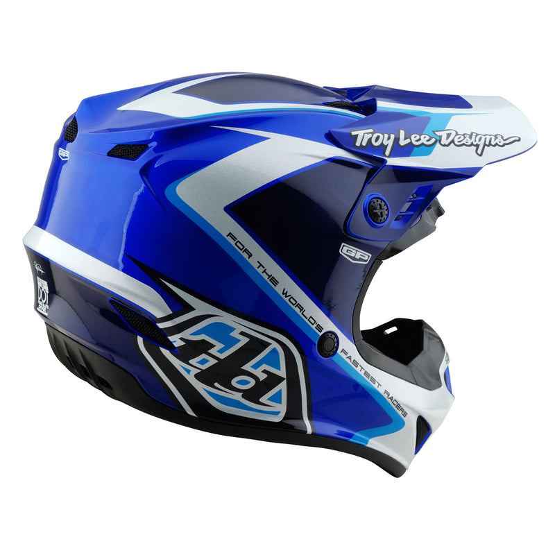 Troy Lee Designs GP Youth Helmet Shutter Blue Medium