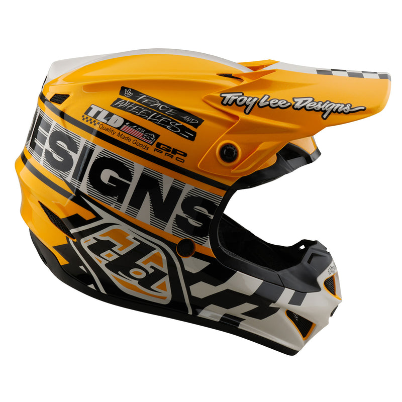 Youth GP Pro Helmet Fifty-50 White / Gold