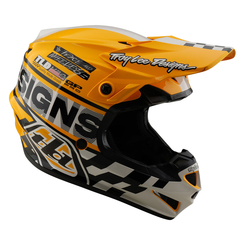 Youth GP Pro Helmet Fifty-50 White / Gold