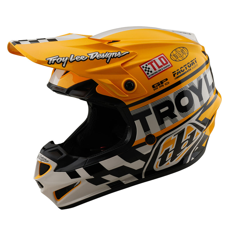 Youth GP Pro Helmet Fifty-50 White / Gold