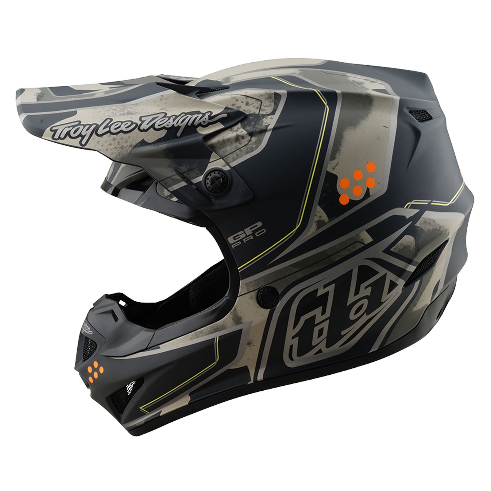 Troy Lee GP Pro Trooper Helmet - Black/Caper