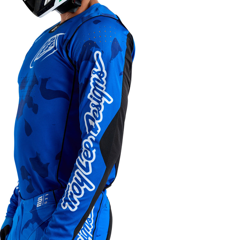Maglia Manica Lunga TROY LEE DESIGNS SE Pro Yamaha Blu – Jersey Enduro MTB E Motocross Uomo - Foto 6