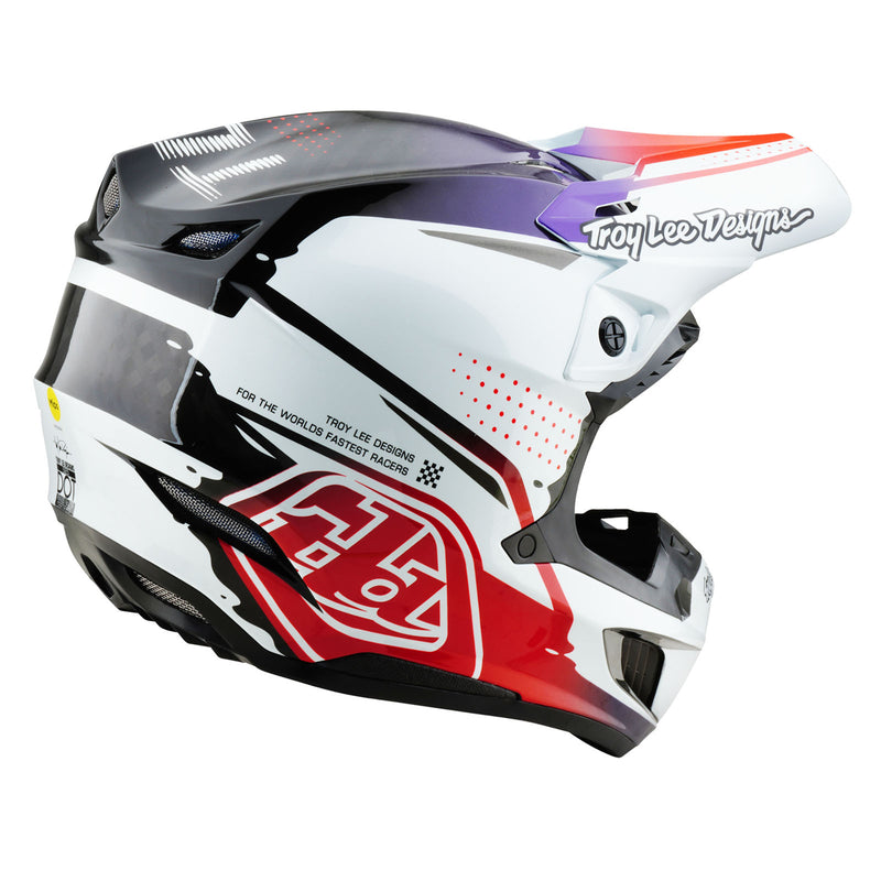 cdc motorcycle helmet Troy Lee Designs SE5 Carbon Helmet Drip Black M