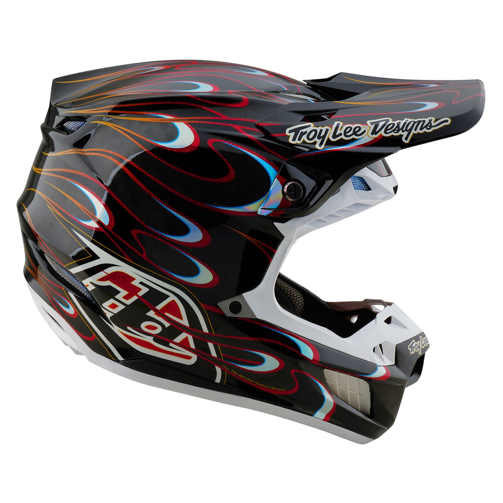 SE5 Carbon Helmet Torched Black / Red – Troy Lee Designs