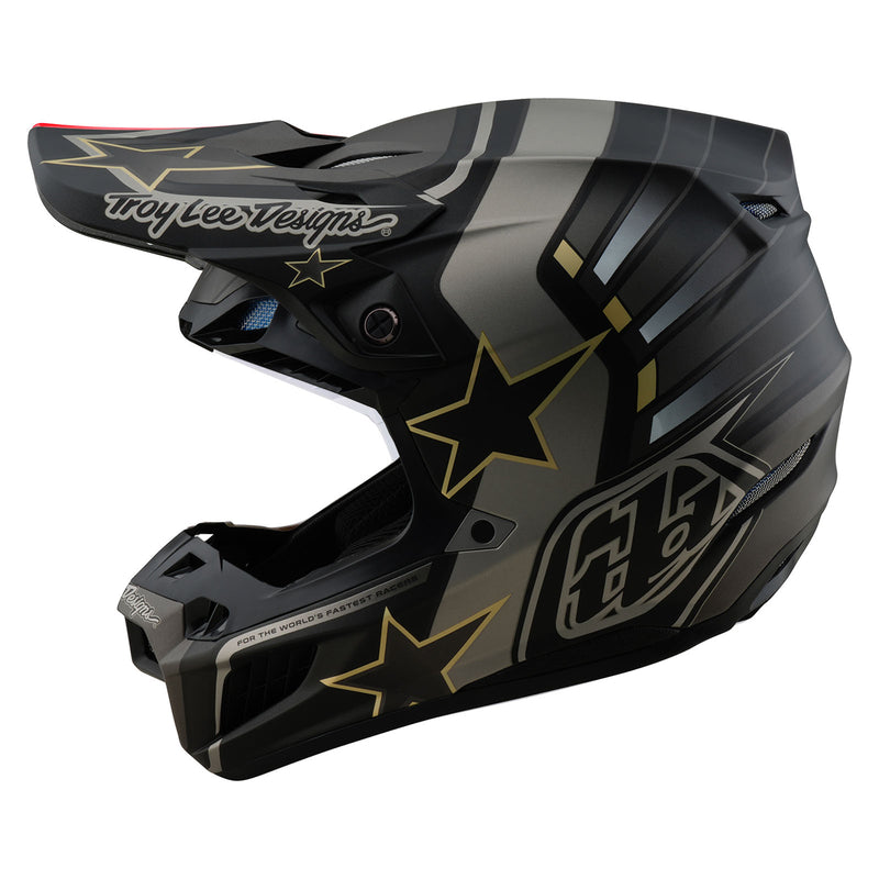 Troy Lee Designs SE5 Composite Helmet Rays Black, Black / XL