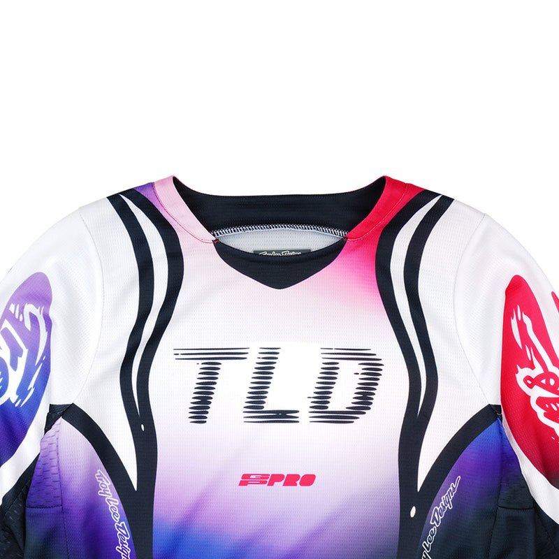 Youth GP Pro Jersey Drip Black / Purple