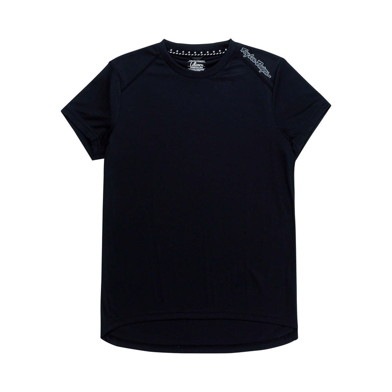 Womens Lilium Short Sleeve Jersey Mono Black