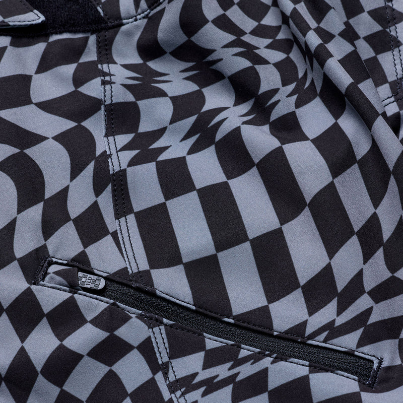 Womens Lilium Pant Twisted Checkers Black