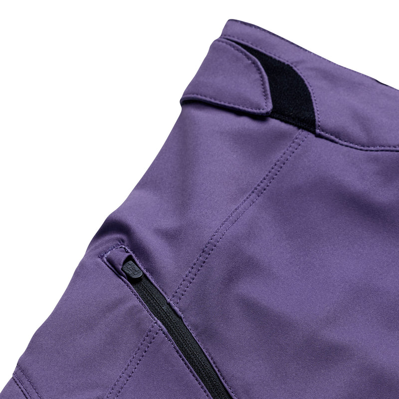 Womens Lilium Short Shell Solid Deep Purple