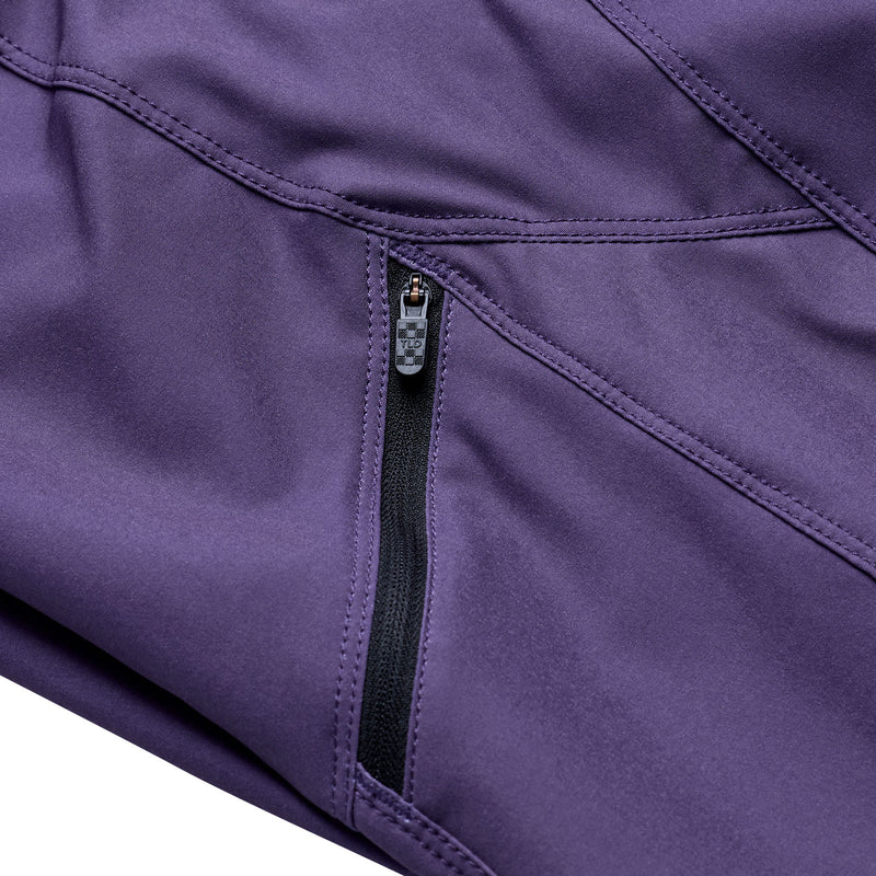 Womens Lilium Short Shell Solid Deep Purple