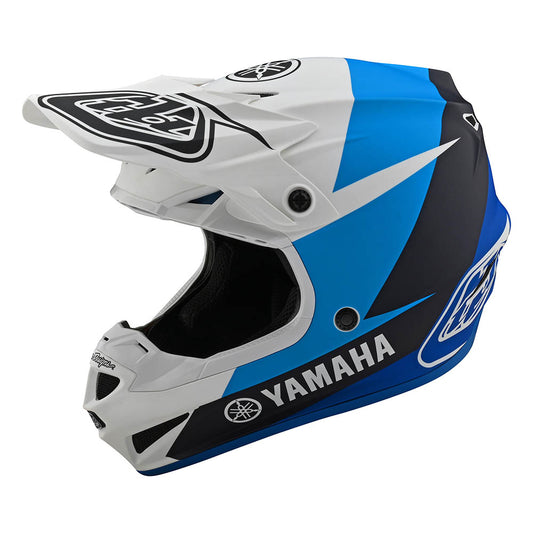 Youth SE4 Polyacrylite Helmet TLD Yamaha L4 White / Blue