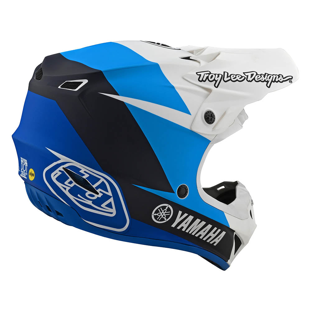 Youth SE4 Polyacrylite Helmet W/MIPS TLD Yamaha L4 White Blue – Troy Lee  Designs