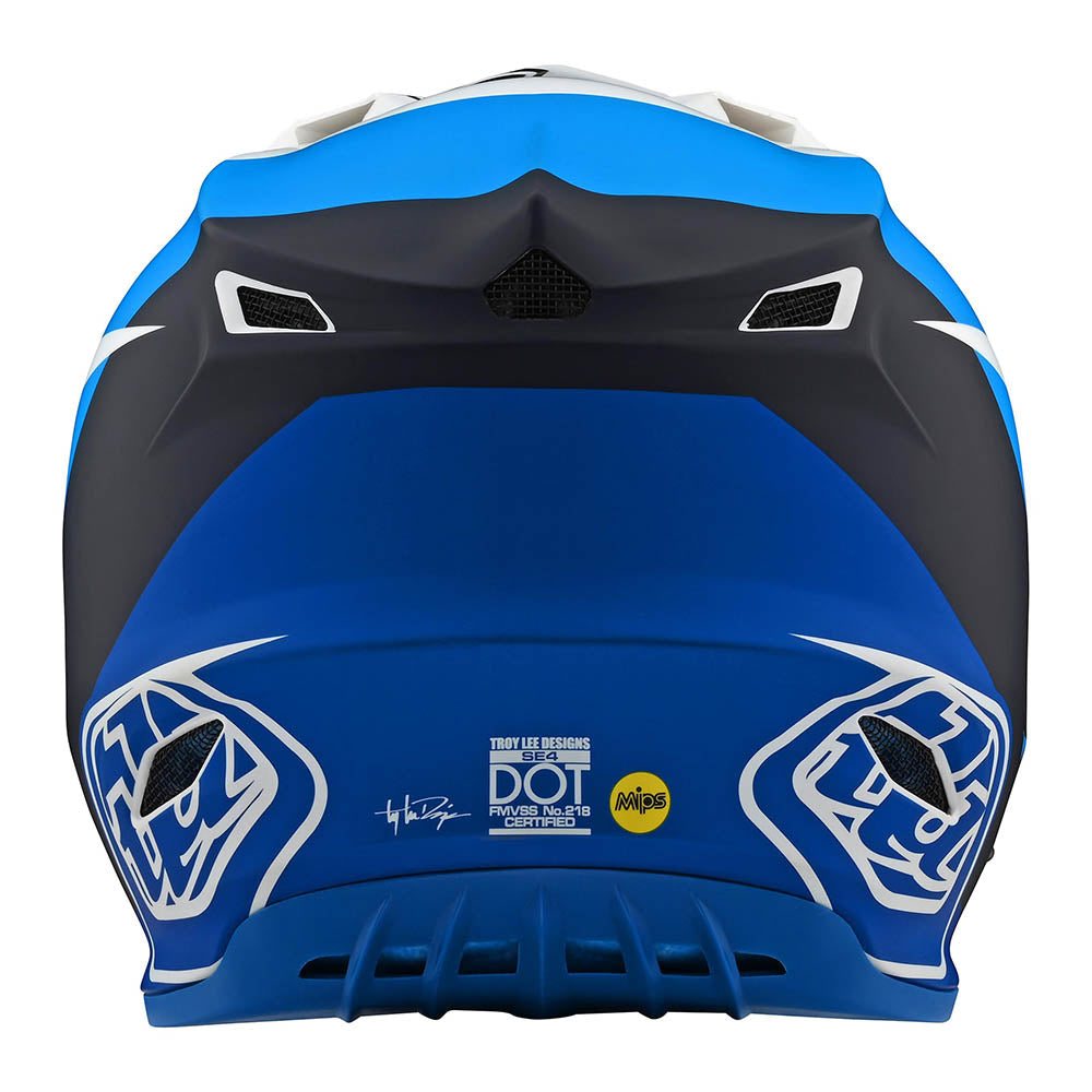 Youth SE4 Polyacrylite Helmet TLD Yamaha L4 White / Blue