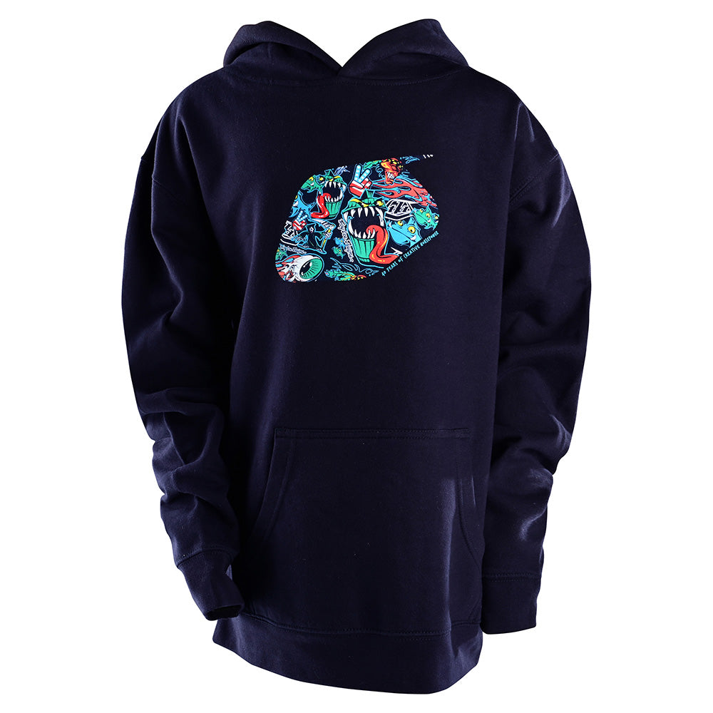 Youth Pullover Hoodie History Classic Navy