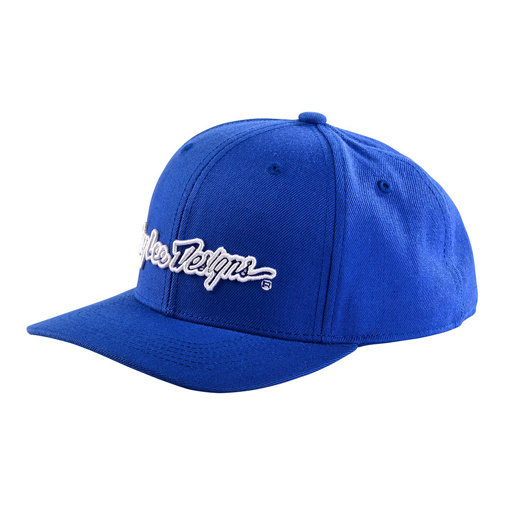 Snapback Hat Signature Blue / White