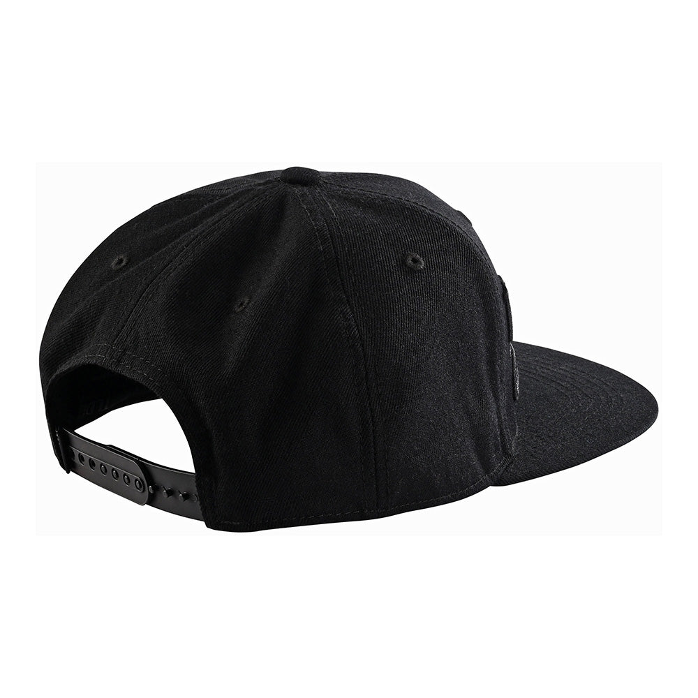 Snapback Hat Drop In Black / Reflective