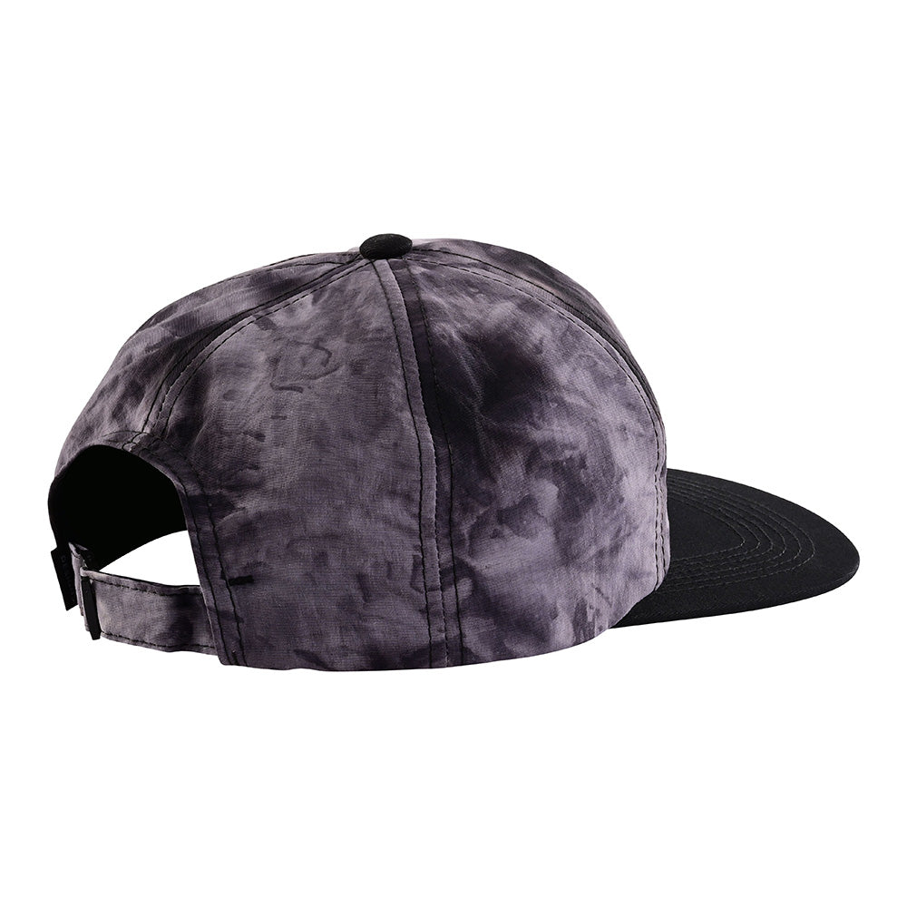 Snapback Hat Plot Tie-Dye Charcoal