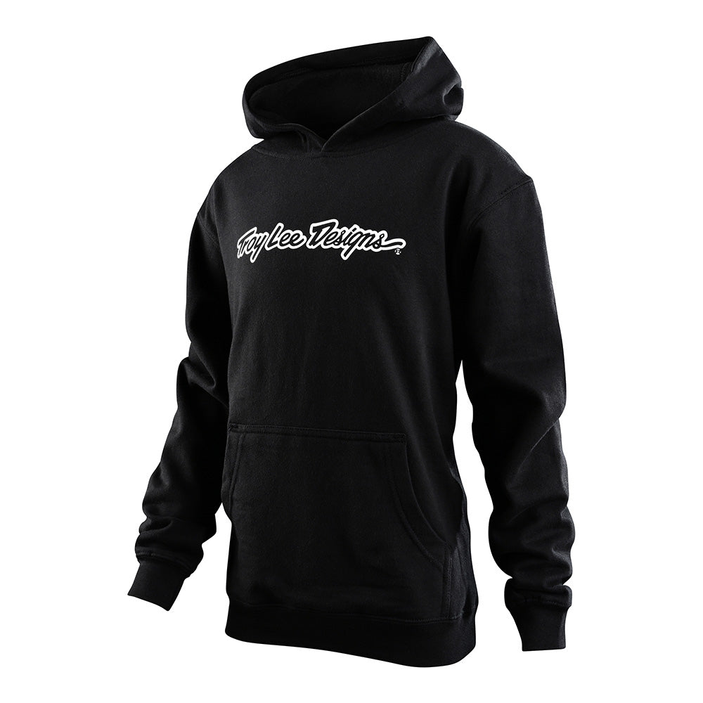 Youth Pullover Hoodie Signature Black