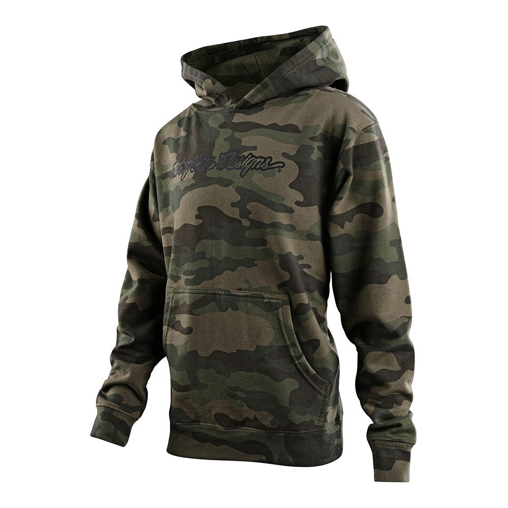 Youth Pullover Hoodie Signature Green