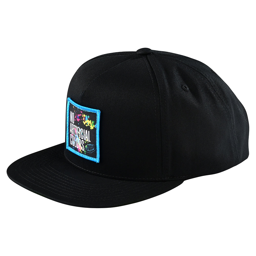 Snapback Hat No Artificial Colors Black