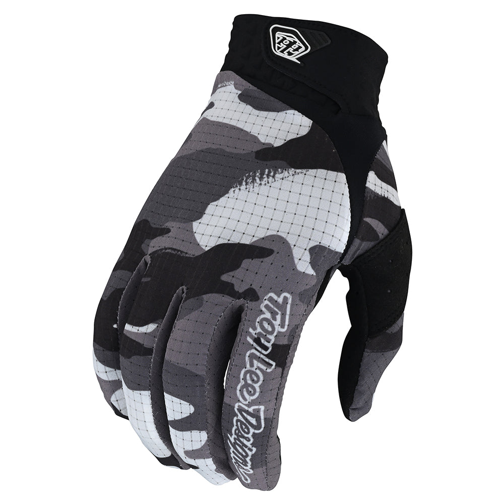 Youth Air Glove Formula Camo Black / Gray